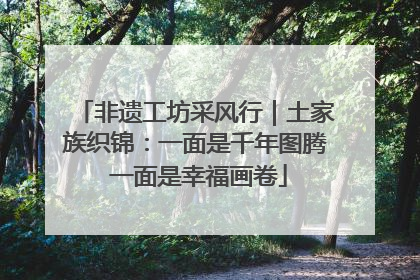 非遗工坊采风行｜土家族织锦：一面是千年图腾 一面是幸福画卷