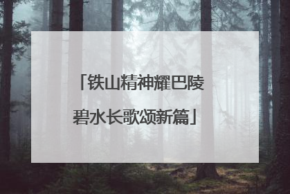 铁山精神耀巴陵 碧水长歌颂新篇