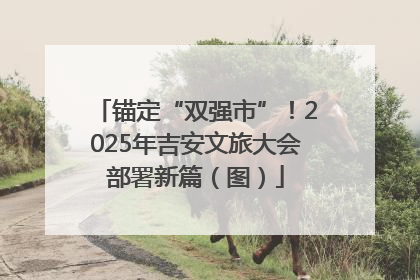 锚定“双强市”！2025年吉安文旅大会部署新篇（图）