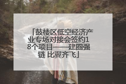 鼓楼区低空经济产业专场对接会签约18个项目——建圈强链 比翼齐飞