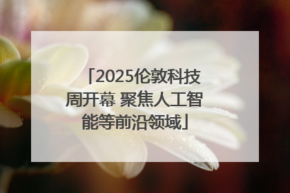2025伦敦科技周开幕 聚焦人工智能等前沿领域