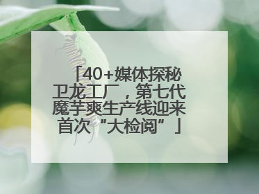 40+媒体探秘卫龙工厂，第七代魔芋爽生产线迎来首次“大检阅”
