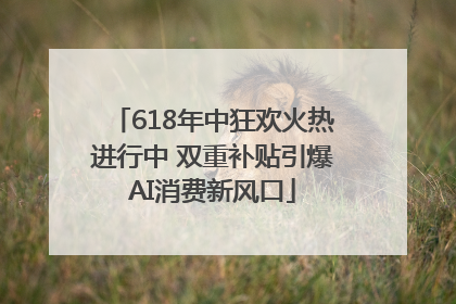 618年中狂欢火热进行中 双重补贴引爆AI消费新风口
