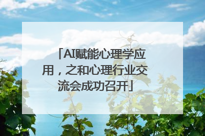 AI赋能心理学应用，之和心理行业交流会成功召开