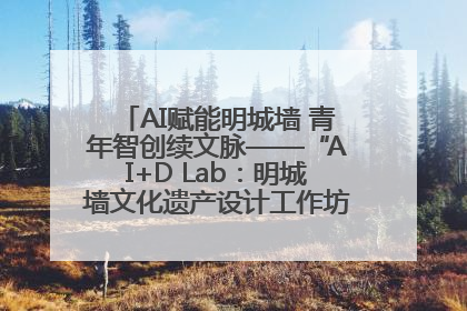 AI赋能明城墙 青年智创续文脉——“AI+D Lab：明城墙文化遗产设计工作坊”在南京开营