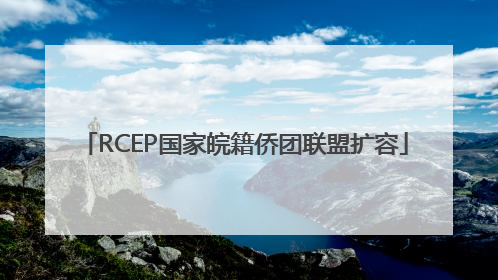 RCEP国家皖籍侨团联盟扩容